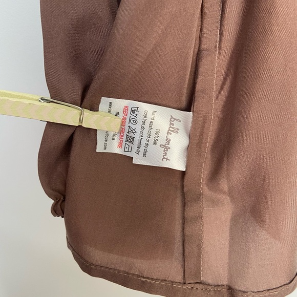 Belle Enfant flutter neck silk shirt 3-6 months - Picture 4 of 4